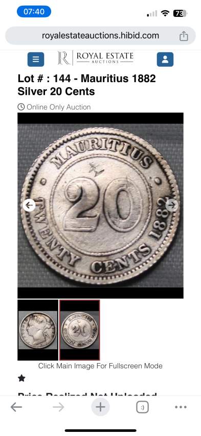 Rarest coin 1884 20 cents - 2 - Coins  on Aster Vender