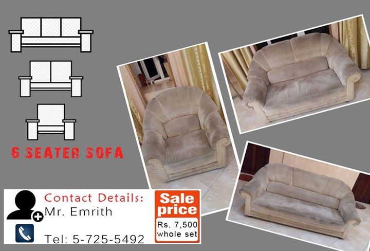 SOFA - 6 Seats - 0 - Living room sets  on Aster Vender