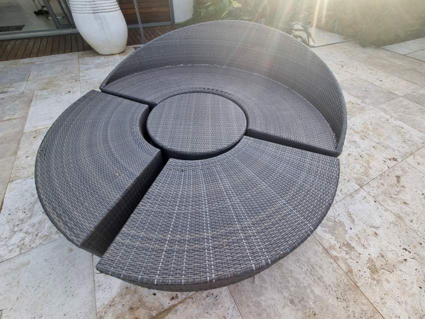 rounded outdoor Sofa - 0 - Garden Furniture  on Aster Vender