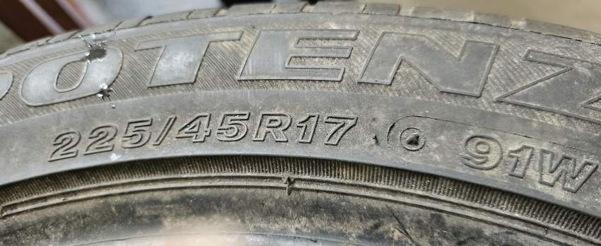 5 Michelin pilot sport tyres 17