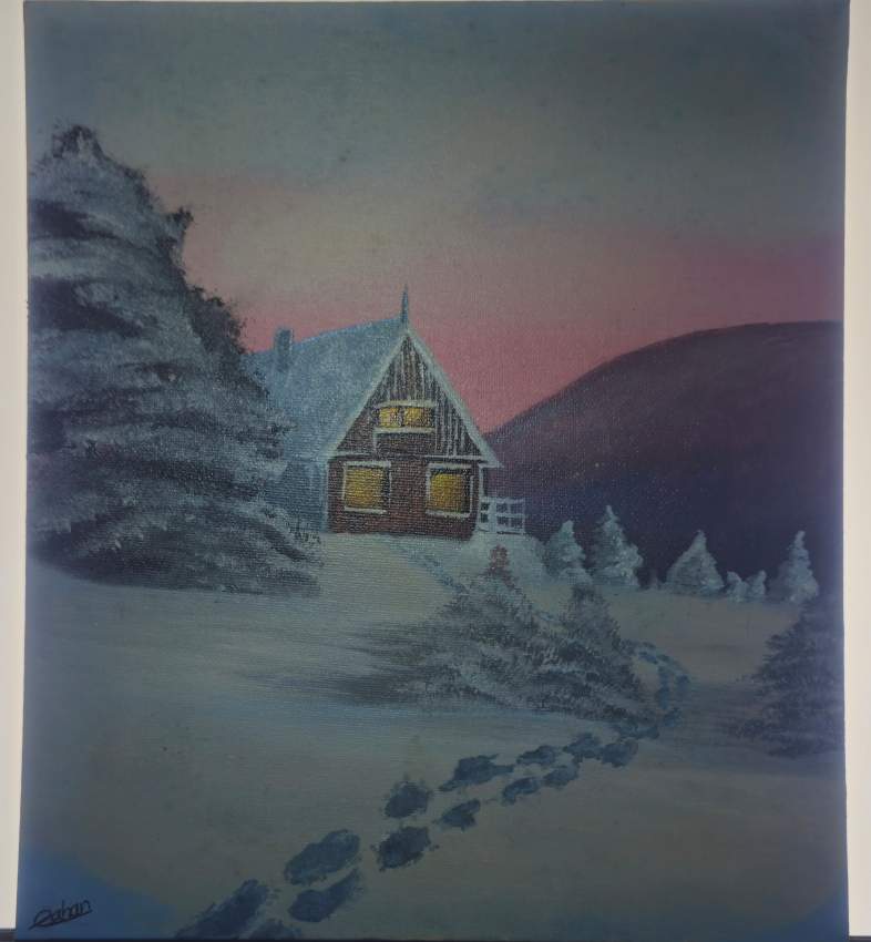 1 of 1 Snowy House - 0 - Paintings  on Aster Vender