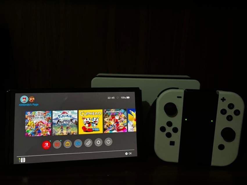 Nintendo Switch OLED + 6 digital games - 0 - All electronics products  on Aster Vender