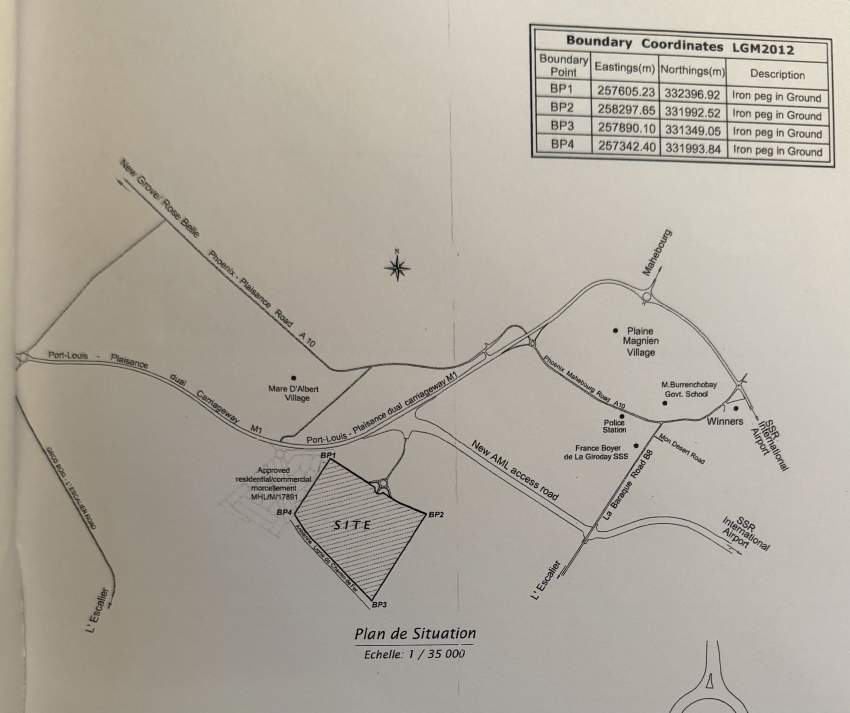 Residential Land for sale in Morcellement Greenview (Lot 255) - 2 - Land  on Aster Vender