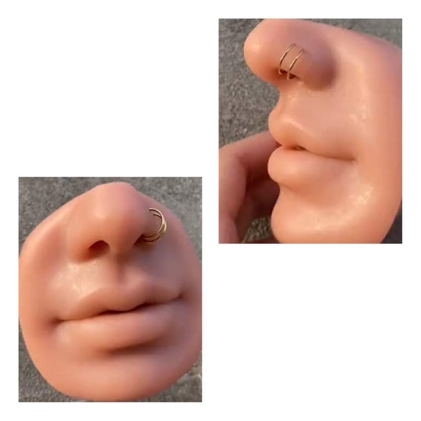 Double nose ring - 2 - Others  on Aster Vender
