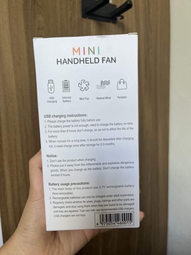 mini electric fan on the table - 0 - Others  on Aster Vender