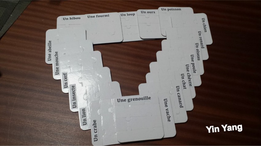 Spelling puzzle (20 cards) - 1 - Puzzle games  on Aster Vender