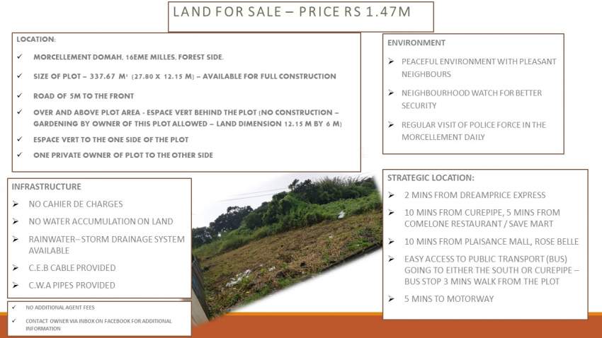 Land For Sale at Forest Side - 4 - Land  on Aster Vender
