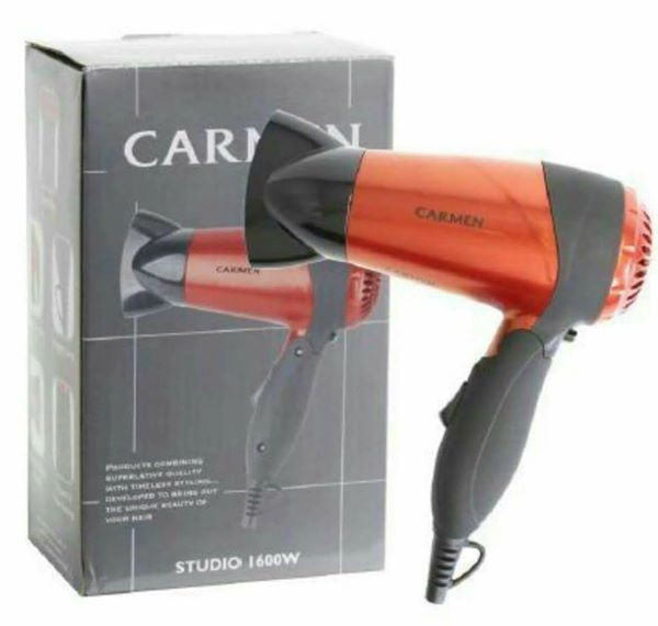 CARMEN PARIS 1600W FOLDABLE HAIRDRYER - 0 - Hair dryer  on Aster Vender