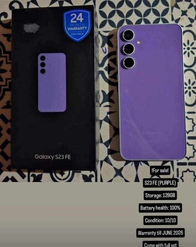 S23 Fe (2024) - 2 - Android Phones  on Aster Vender