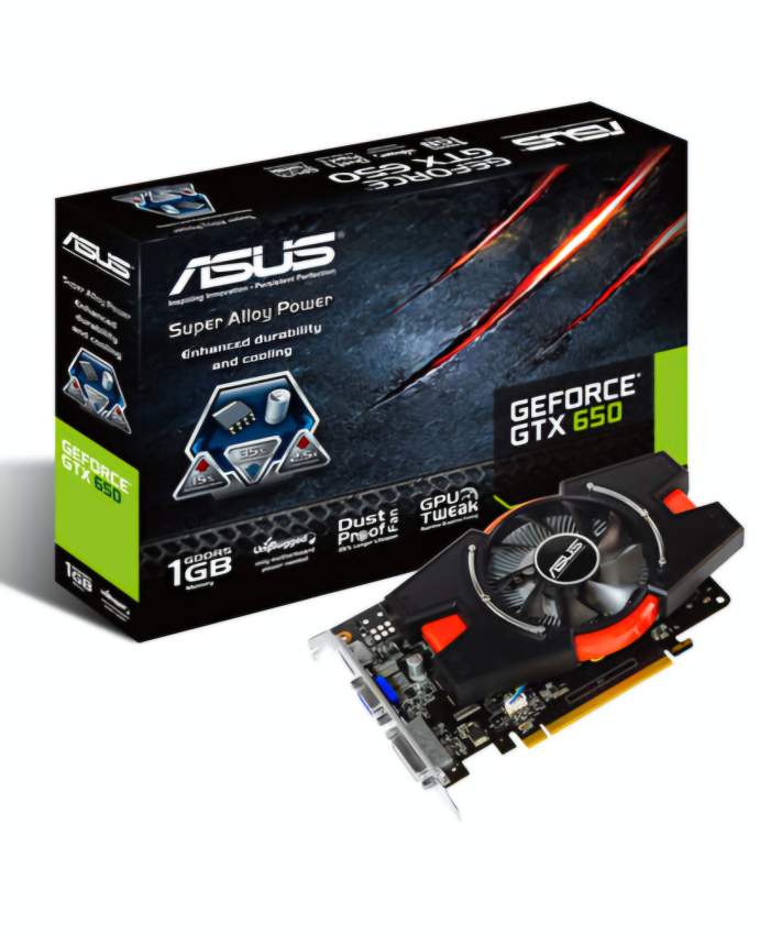 GPU GEFORCE ASUS GTX 650 - 7 - Graphic Card (GPU)  on Aster Vender