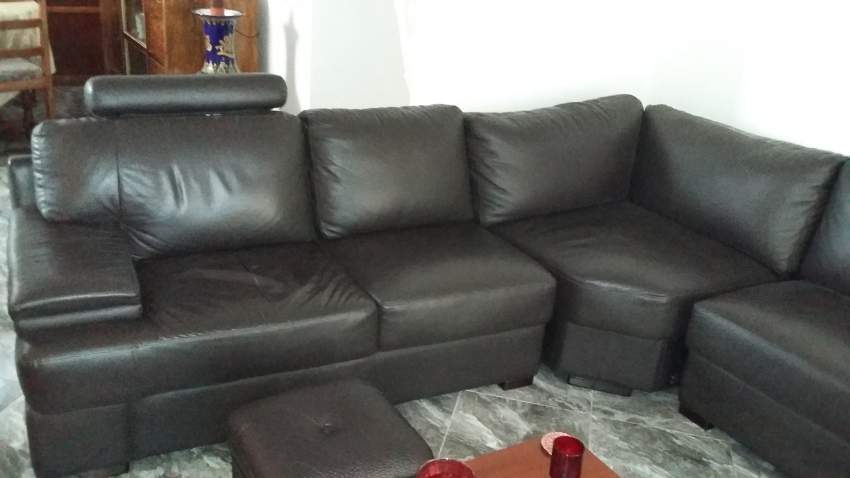 Corner sofa set leather - 1 - Living room sets  on Aster Vender