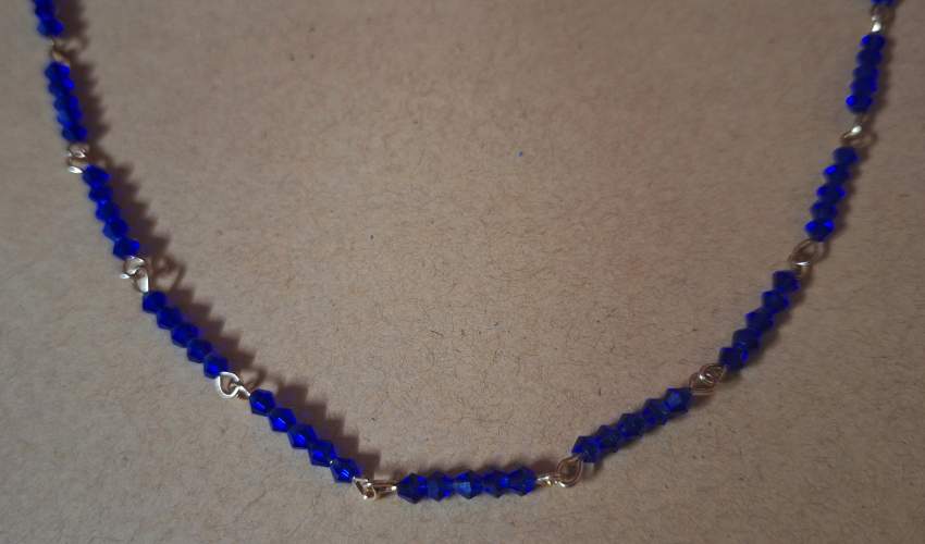 Royal Blue Necklace - 1 - Necklaces  on Aster Vender
