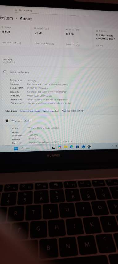 Huawei mate book D14 - 0 - PC (Personal Computer)  on Aster Vender