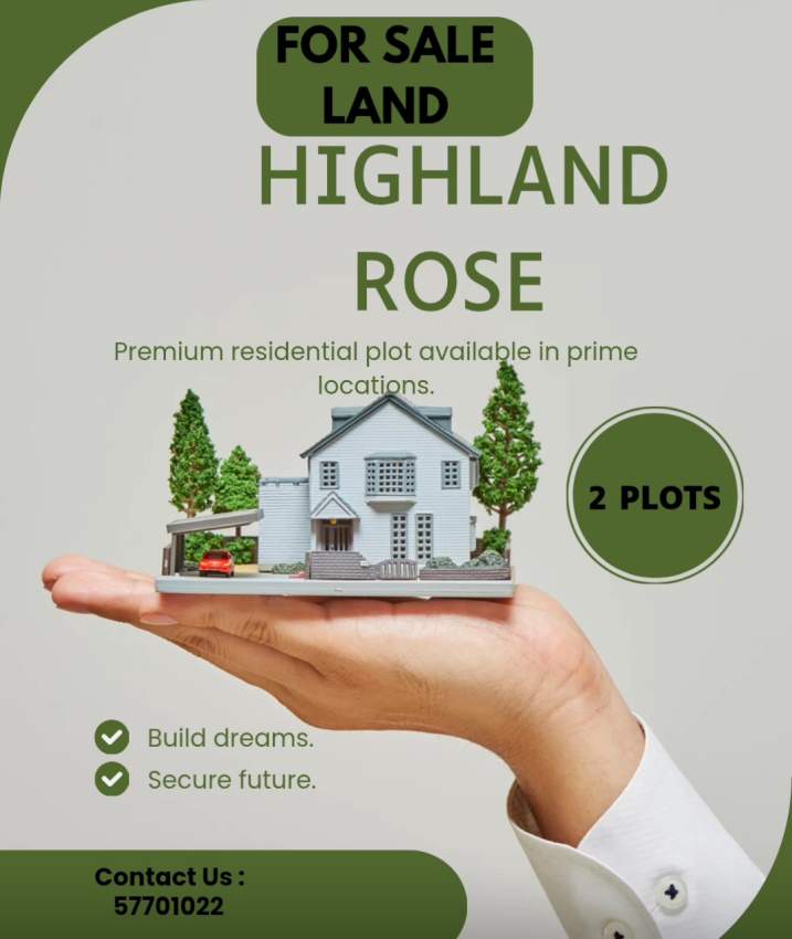 Highland Rose 2 Plot 200 Toises - 1 - Land  on Aster Vender