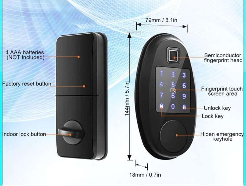 Intelligent Smart lock - 0 - All electronics products  on Aster Vender