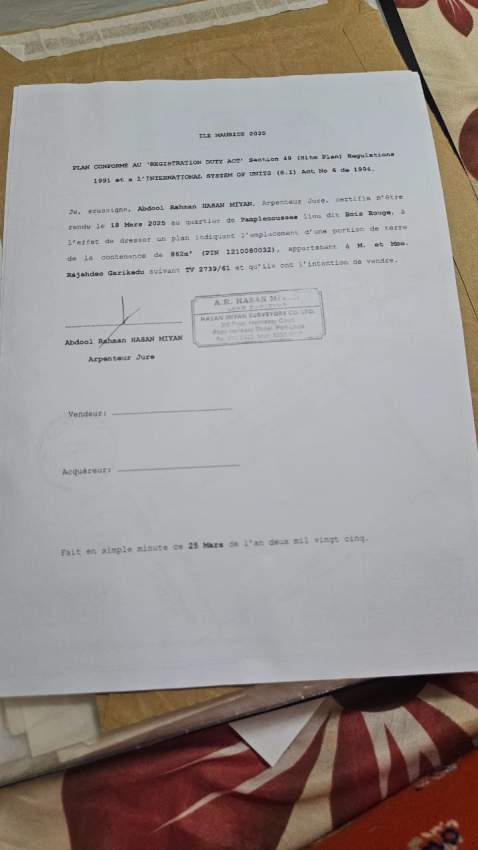 Land on sale near mahogany beau plan - 2 - Land  on Aster Vender