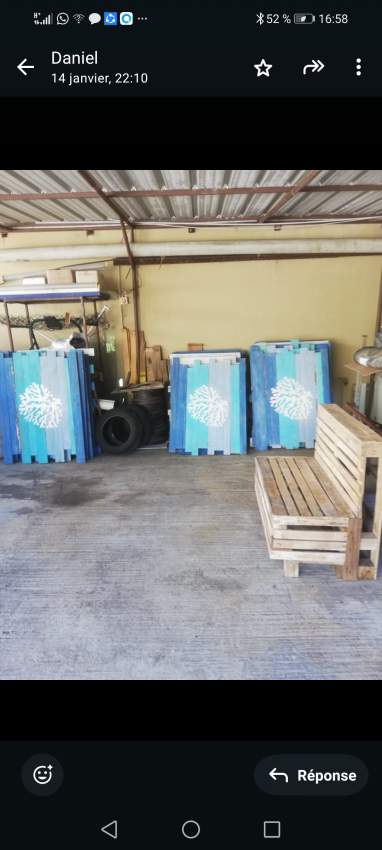 Lot palettes et panneaux deco - 0 - Others  on Aster Vender