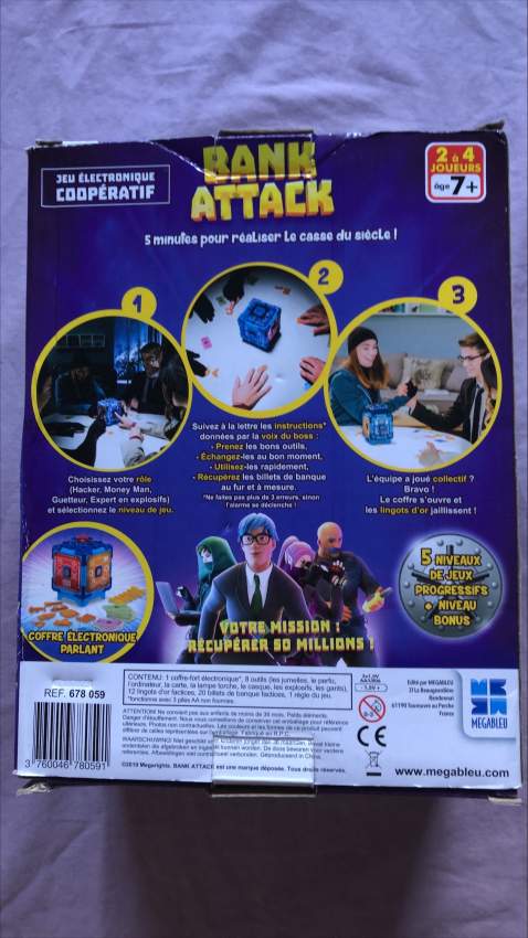 Bank Attack – Electronic Cooperative Board Game - 0 - Electronic games  on Aster Vender