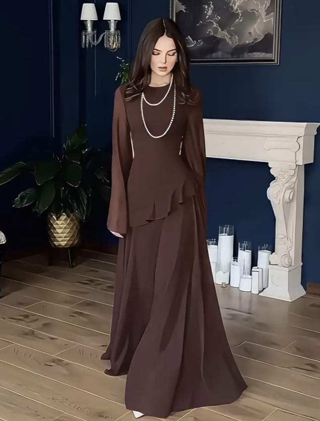 Middle eastern Brown dress - 1 - Dresses (Women)  on Aster Vender