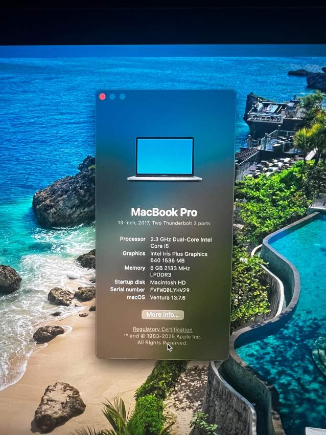 Macbook Pro 2017 - 3 - Laptop  on Aster Vender