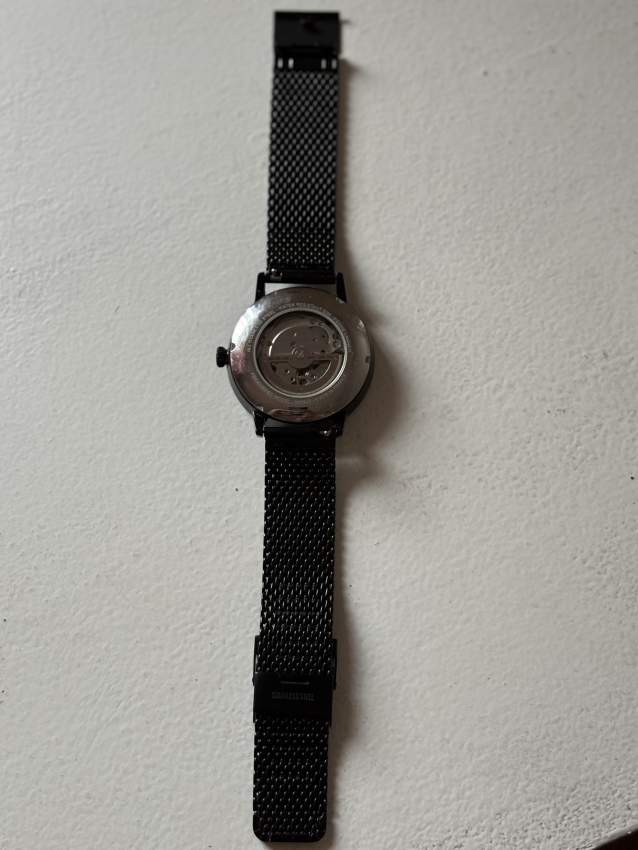 Pierre Lannier Men Watch TRIO Blue Dial Black Mesh Strap - 1 - Others  on Aster Vender