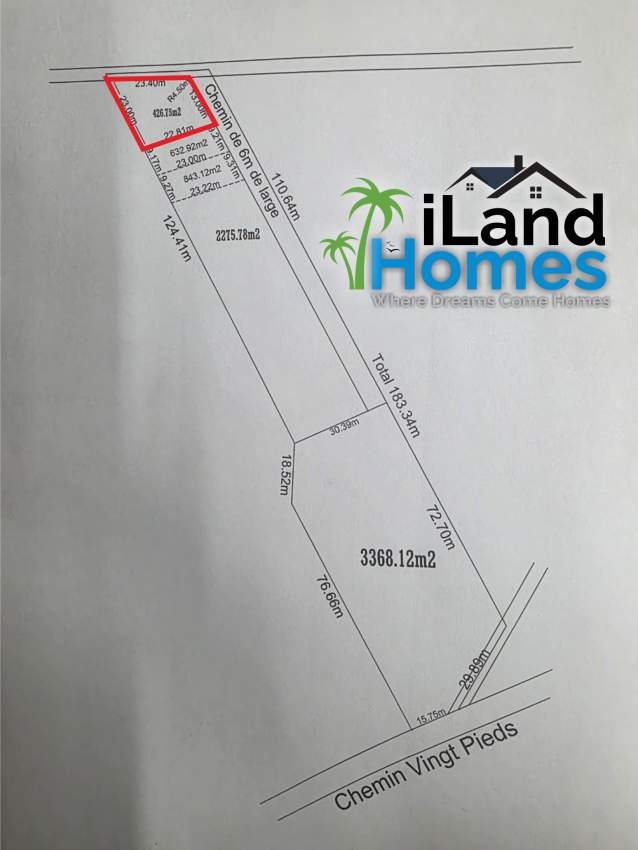 Residential Land for Sale – Chemin 20 Pieds - 0 - Land  on Aster Vender