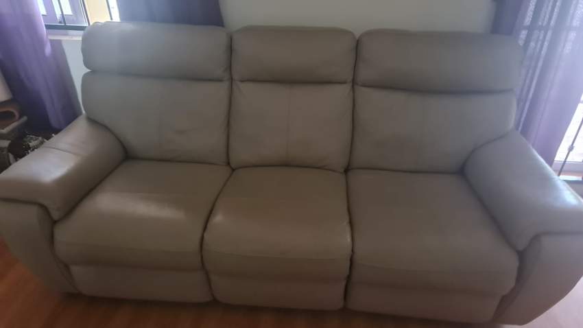 kuka sofa leather RECLINER set 3 +2+1