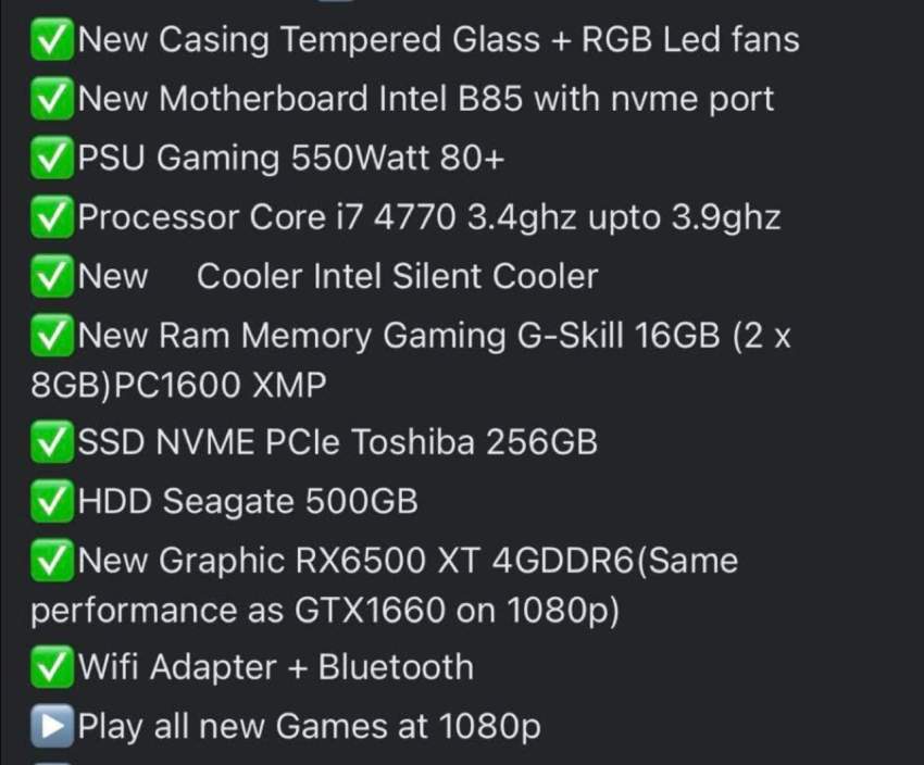Gaming pc