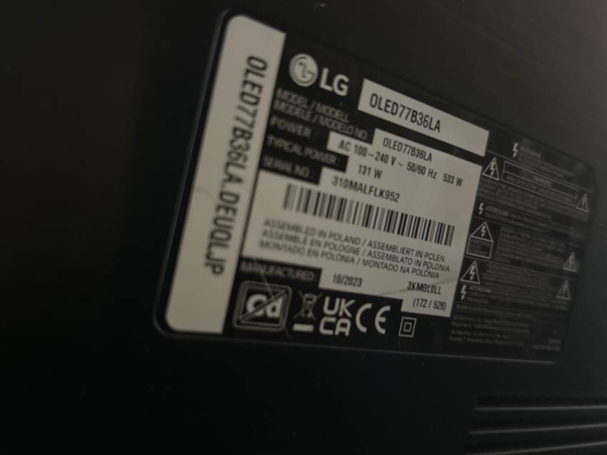 LG OLED77B36LA – 77