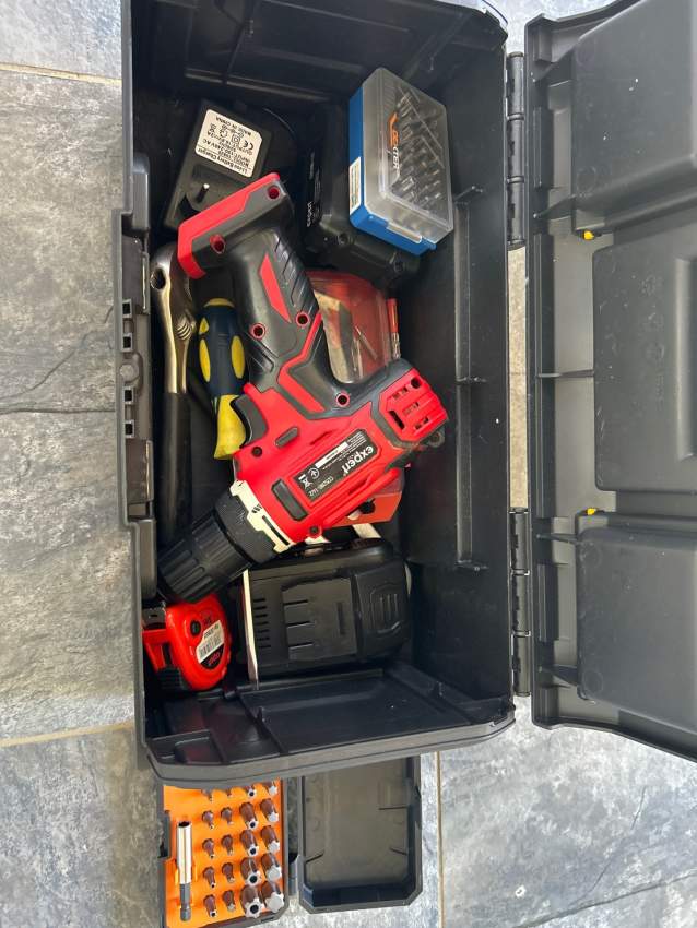 Cordless Drill/Driver Set with Two Batteries and Accessories - 1 - All Hand Power Tools  on Aster Vender