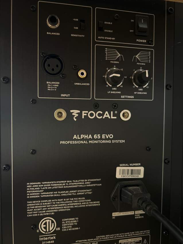 Focal Alpha 65 Evo – Pair of Powered Studio Monitors - 2 - All electronics products  on Aster Vender