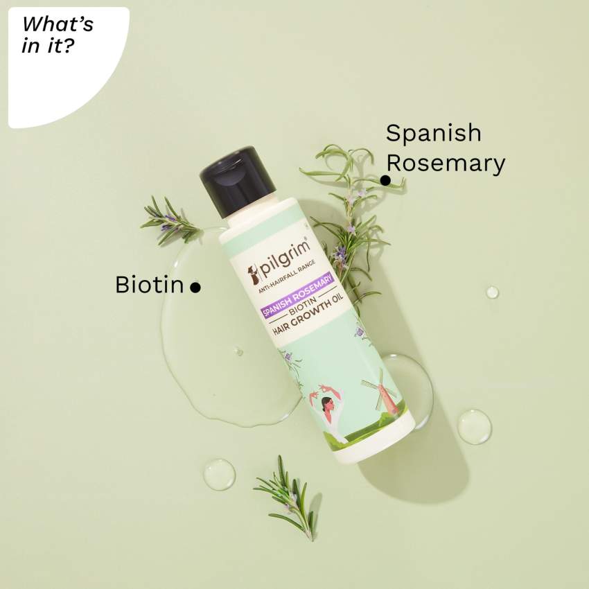 Rosemary & Biotin Hair Growth Oil for Stronger Hair