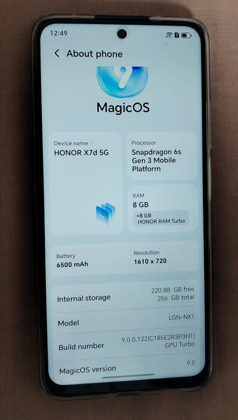Honor X7d / Model LGN-NX1 - 4 - Honor Phones  on Aster Vender
