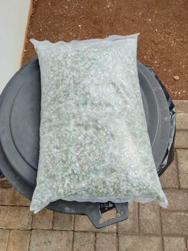 Verre polis - décoration jardins, habillage pots etc... - 2  on Aster Vender