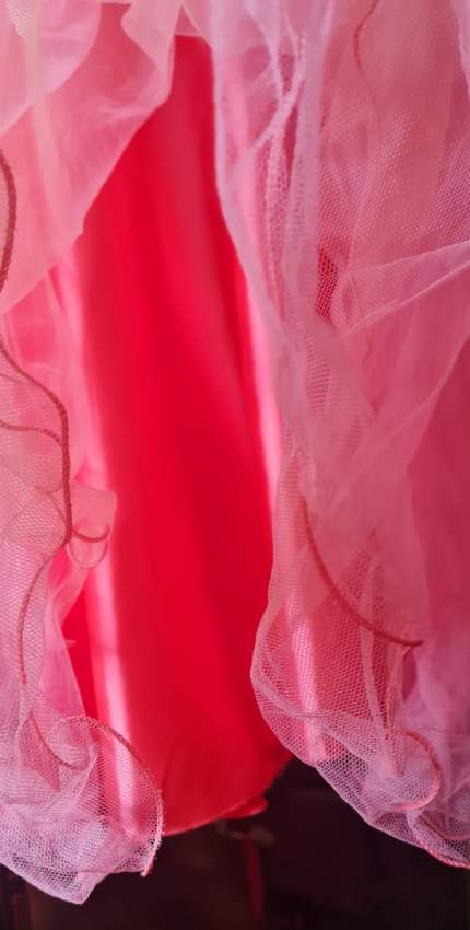 Pink Satin & Tulle Cocktail Dress - 2 - Dresses (Women)  on Aster Vender