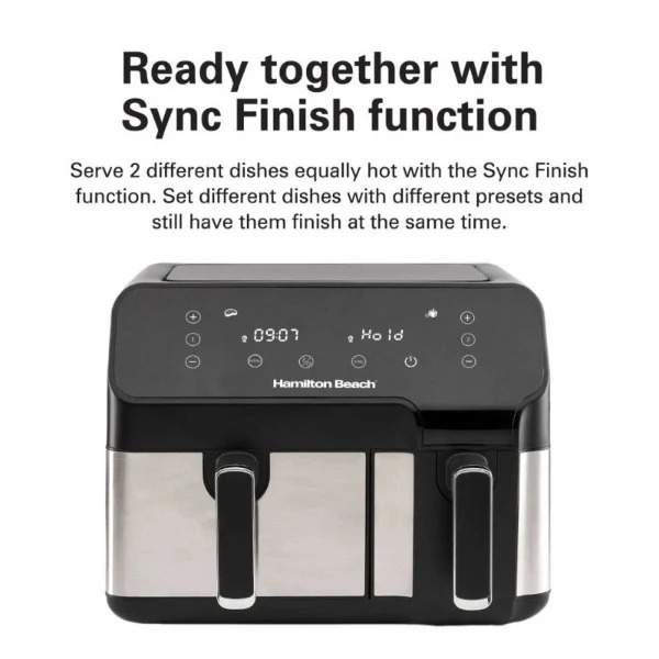 🔥 BRAND NEW Hamilton Beach Dual Size Digital Air Fryer – 8.5L 🔥 - 1 - Kitchen appliances  on Aster Vender