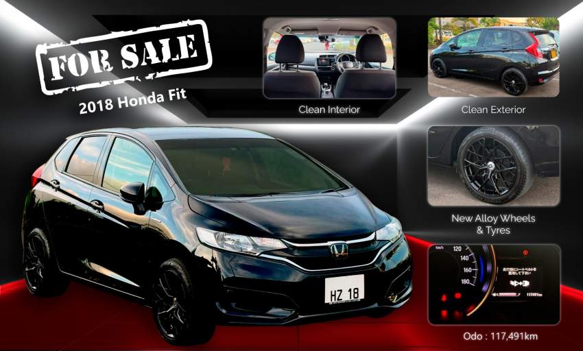 For Sale Honda Fit year 2018. Very good condition and very well maintained