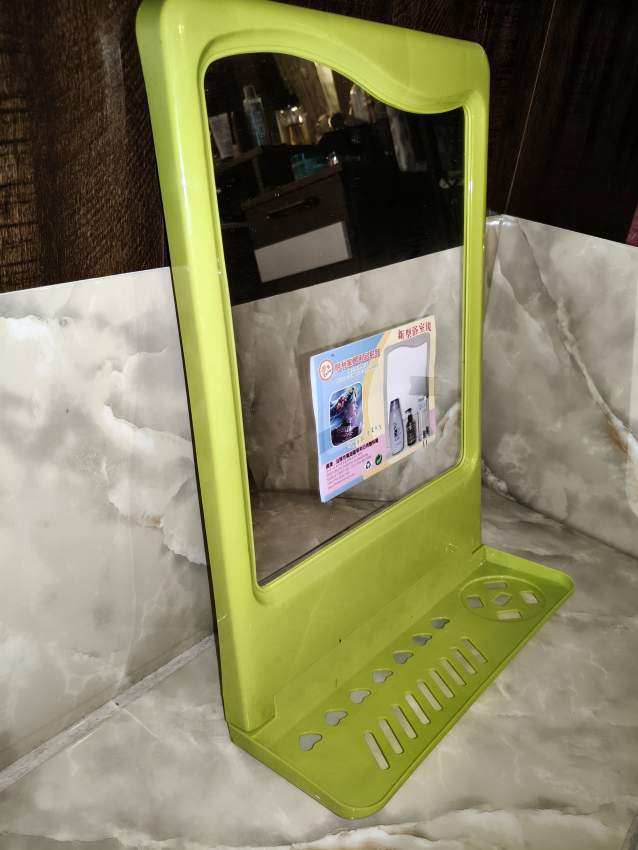 Bathroom Mirror with Soap Holder - 1 - Others  on Aster Vender