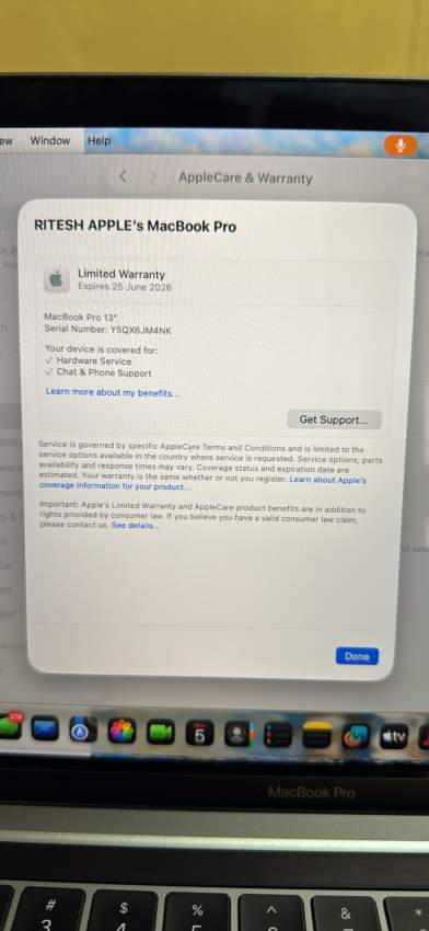 apple mackbook m2 pro 13 inch