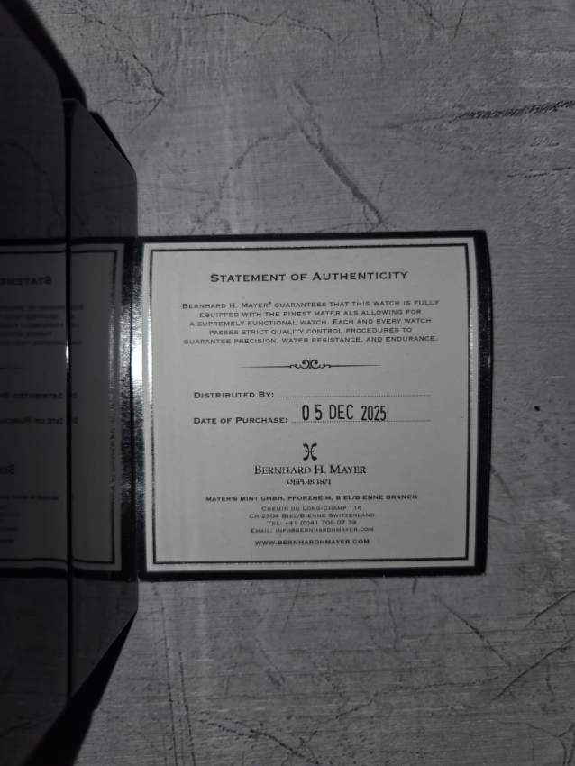 Bernhard H.Mayer - Alto Black Ceramic - 4 - Watches  on Aster Vender