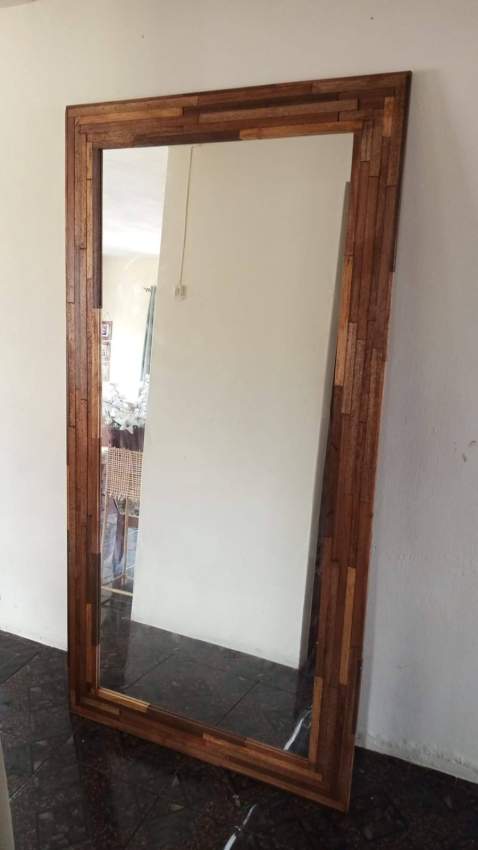 mosaic Wooden Mirror - 1  on Aster Vender