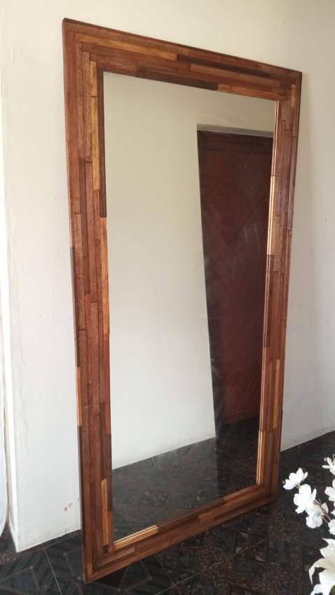 mosaic Wooden Mirror - 0  on Aster Vender