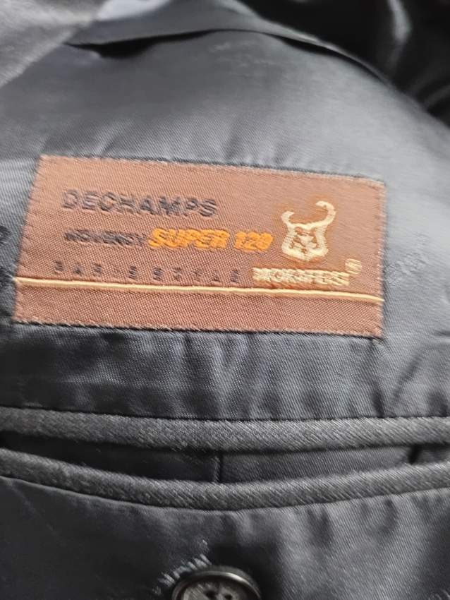 Mokafeisi Men's Blazer - Black, Super 120 Wool, Parisstyle - 3 - Jackets & Coats (Men)  on Aster Vender