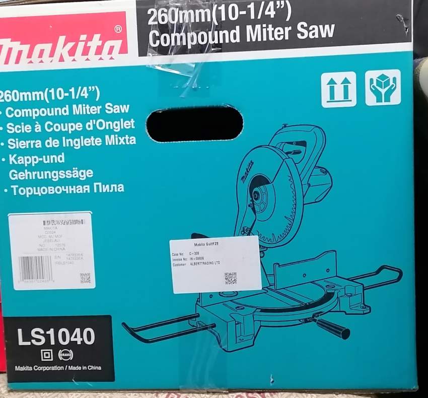 Makita Compound Mitre Saw LS1040 260mm 1650W - 2 - Other machines  on Aster Vender