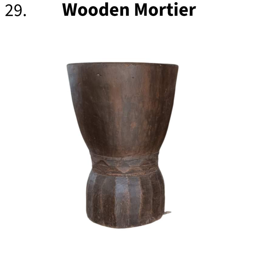 Wooden Mortier