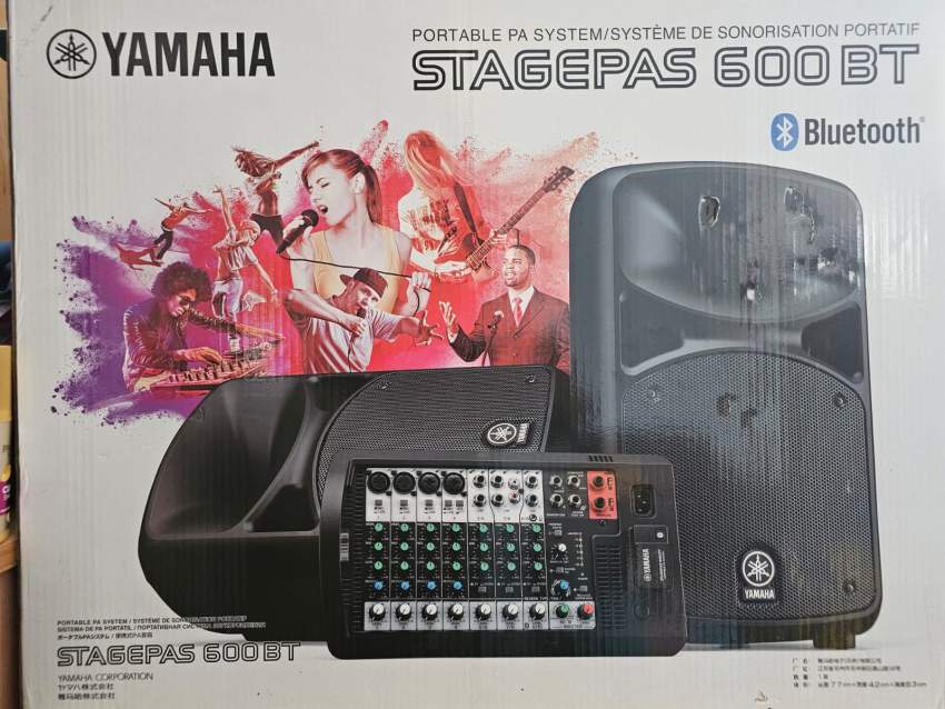 Yamaha StagePas 600BT Portable PA System – Excellent Condition - 5 - All electronics products  on Aster Vender