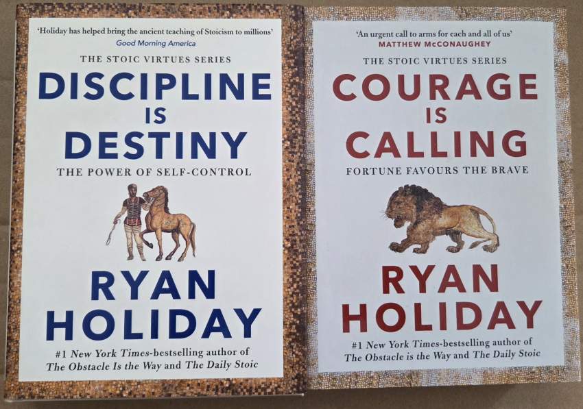 The Stoic Virtues Series by Ryan Holiday - 0 - Self help books  on Aster Vender