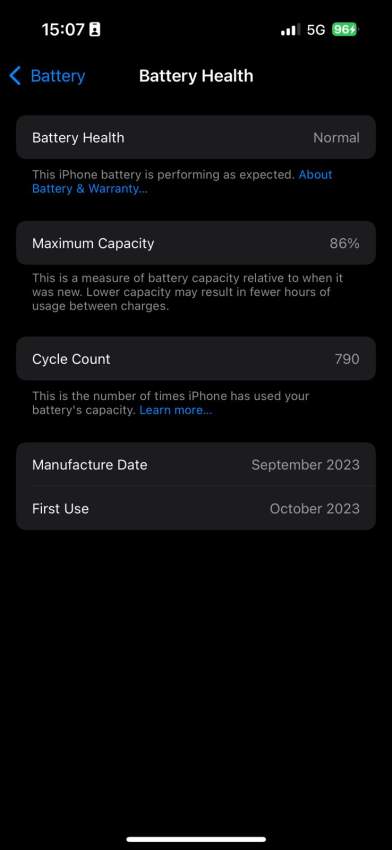Iphone 15 - 128 gb - 4 - iPhones  on Aster Vender