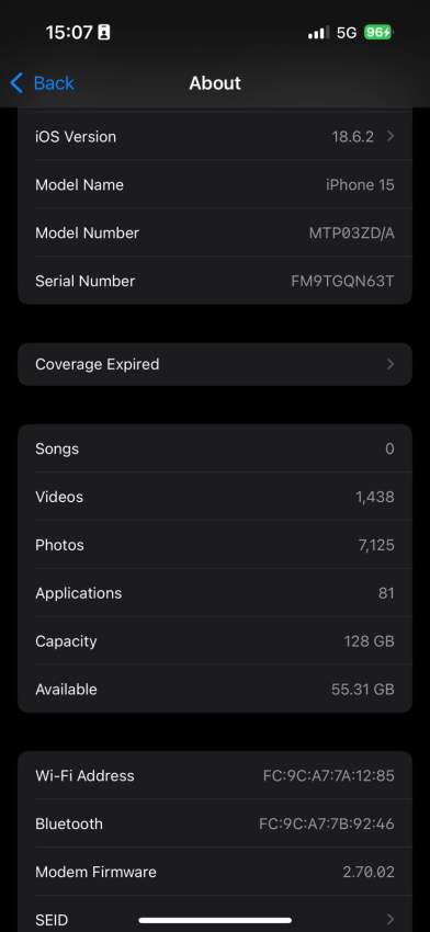 Iphone 15 - 128 gb - 3 - iPhones  on Aster Vender