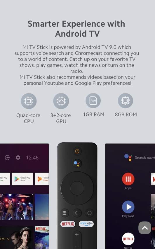 Xiaomi android stick tv 4k - 1 - All electronics products  on Aster Vender